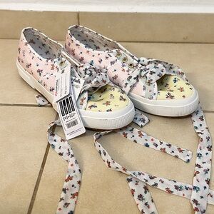 Blowfish Pink and Yellow Floral Sneakers